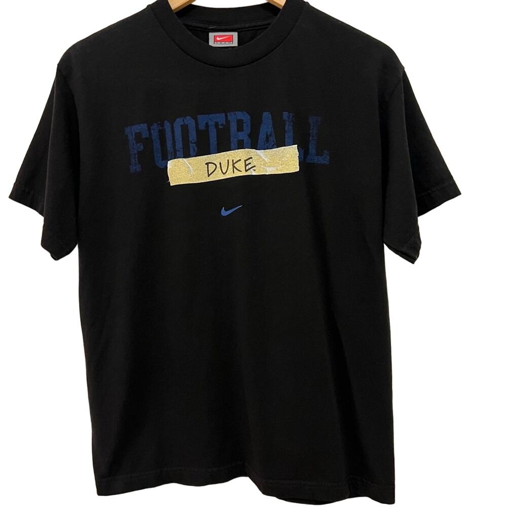 Nike Team Duke University Football Black Tshirt Size XL